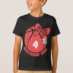Camiseta Jogador de basquetebol de basquete 4º Aniversário