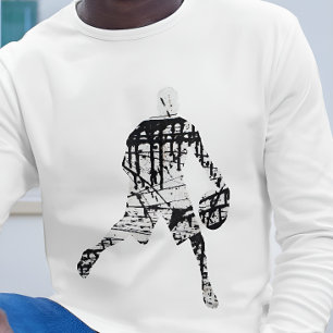 Camiseta jogador de basquetebol de grafite jersey