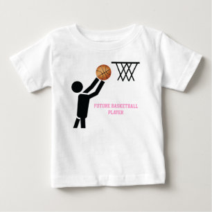 Camiseta Jogador de basquetebol do futuro com bola personal