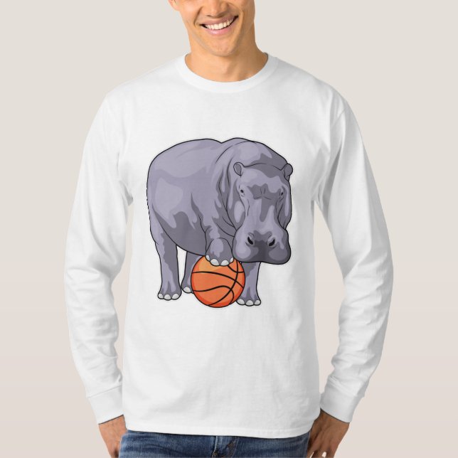 Camiseta Jogador de basquetebol do Hippo (Frente)