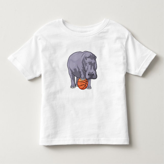 Camiseta Jogador de basquetebol do Hippo (Frente)