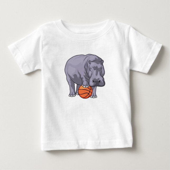Camiseta Jogador de basquetebol do Hippo (Frente)