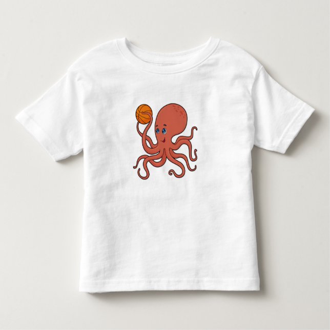 Camiseta Jogador de basquetebol do Octopus (Frente)