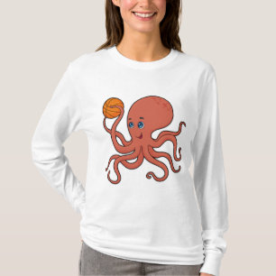Camiseta Jogador de basquetebol do Octopus