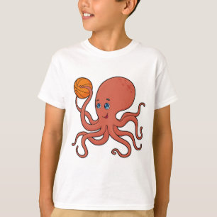 Camiseta Jogador de basquetebol do Octopus