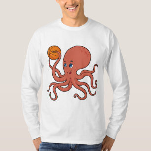 Camiseta Jogador de basquetebol do Octopus