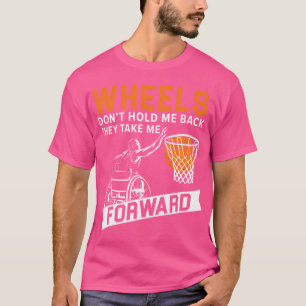 Camiseta Jogador de basquetebol em cadeira de rodas desativ