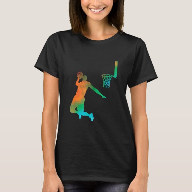 Camiseta Jogador de basquetebol em Jersey (Frente)
