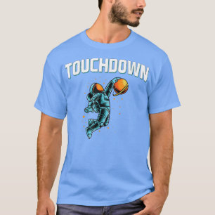 Camiseta Jogador de basquetebol engraçado touchdown bola de