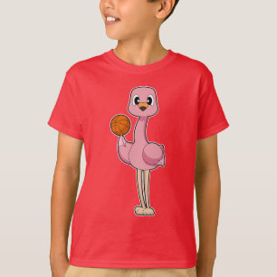Camiseta Jogador de basquetebol Flamingo