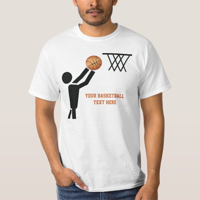 Camiseta Jogador de basquetebol personalizado (Frente)