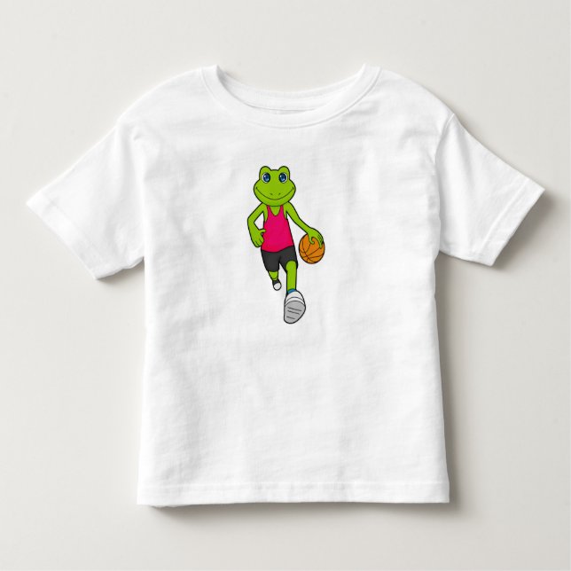 Camiseta Jogador de basquetebol sapo (Frente)