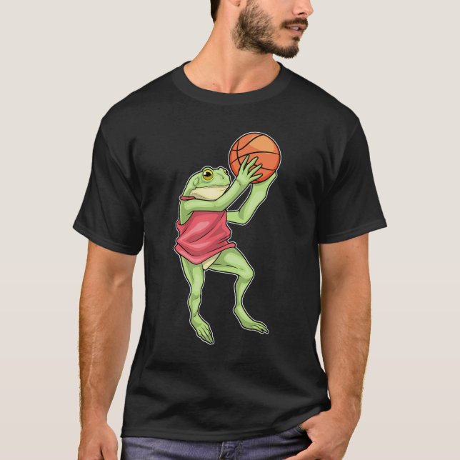 Camiseta Jogador de basquetebol sapo (Frente)