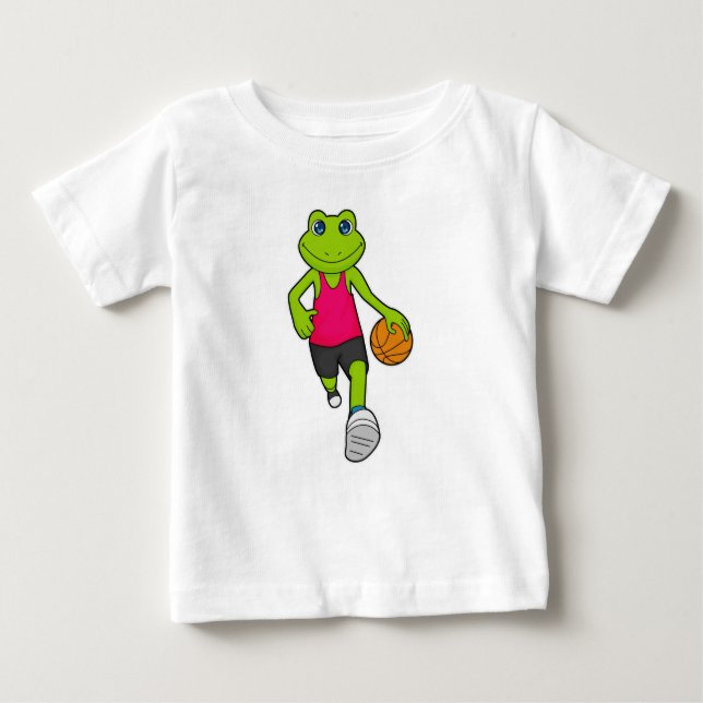 Camiseta Jogador de basquetebol sapo (Frente)