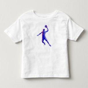 Camiseta Jogador de basquetebol Slam Dunk, Vermelho e Azul 