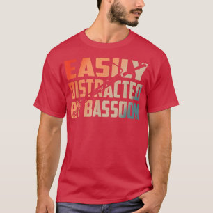Camiseta Jogador de Bassoon da Orquestra Musical Funny