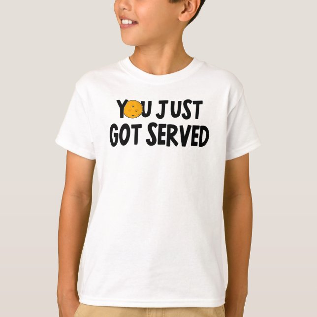 Camiseta Jogador De Bateria De Pickleball Dizendo Engraçado (Frente)