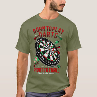 Camiseta Jogador de Bebado de Bar de Vintage para jogar Dar