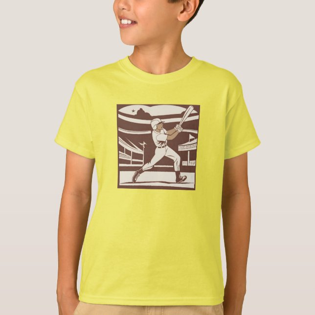 Camiseta Jogador de beisebol (Frente)