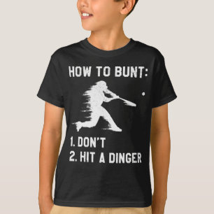 Camiseta Jogador de beisebol engraçado para casa, faça um