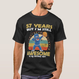 Camiseta Jogador de beisebol Incrível 57