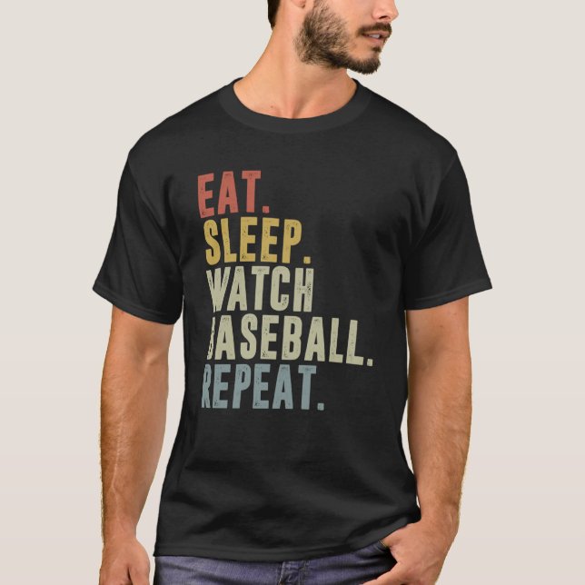 Camiseta Jogador de beisebol Repetindo Baseball (Frente)