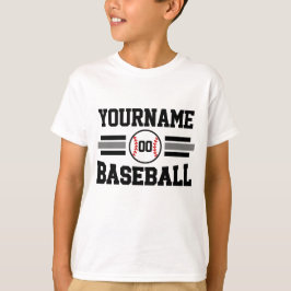 Camiseta Jogador de Beisebol Retro Personalizado NOME Equip