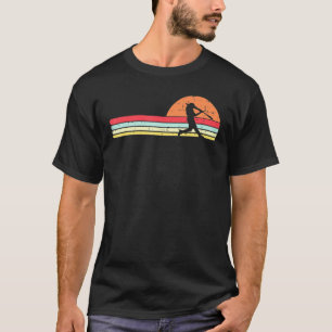 Camiseta Jogador de beisebol Sunset Retro Sofball Men W