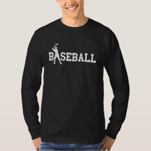 Camiseta Jogador de beisebol Taco de beisebol Rebatendo Sof
