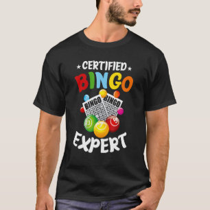 Camiseta Jogador de Bingo Jogando Jogo - Diversão Certifica