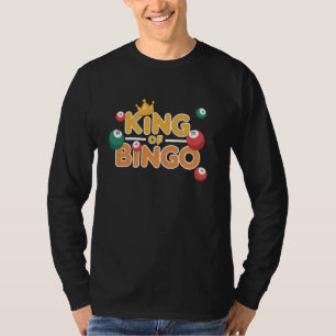 Camiseta Jogador de Bingo Jogando Lottery Bingo Card Bingo