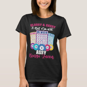Camiseta Jogador de Bingo Jogando Lottery Bingo Card Bingo