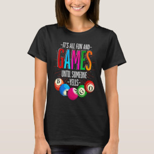 Camiseta Jogador de Bingo Vencedor de Bingo Loteria Apostas