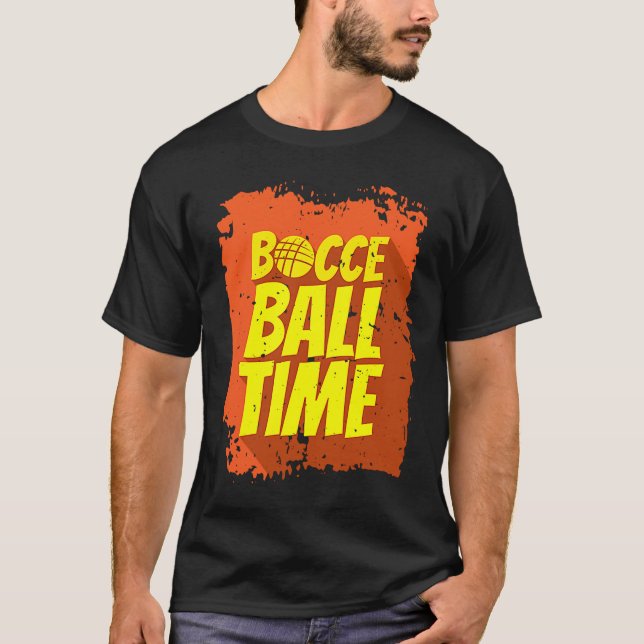 Camiseta Jogador de Bocce Ball Time Bocce (Frente)