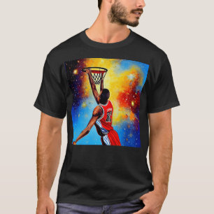 Camiseta Jogador de Bola de Bolso no Espaço