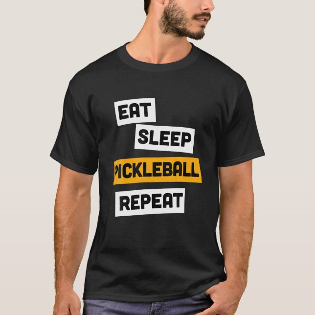 Camiseta Jogador de Bola de Picles de Mens - Presente - Esc (Frente)