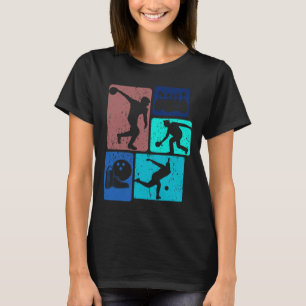 Camiseta Jogador de Boliche Engraçado Bowler Vintage Bowl G