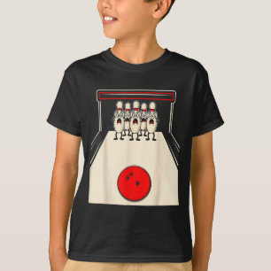 Camiseta Jogador de boliche engraçado N Ed Ns crianças meni