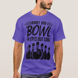 Camiseta Jogador de Boliches das Boliches engraçadas