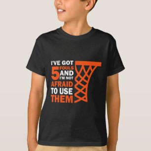 Camiseta Jogador de Bysketbyll 5 Fouls - Lâmpadas Lixeiras
