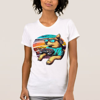 Camiseta Jogador de Cães, Design de Vintagem Retroativa