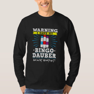 Camiseta Jogador De Cartão De Bingo Design Para Chamador - 