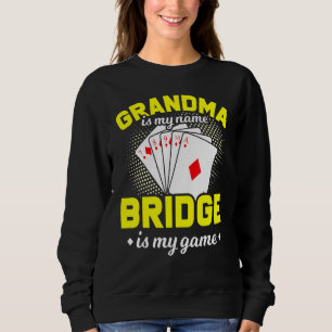 Camiseta Jogador de cartas de ponte avó