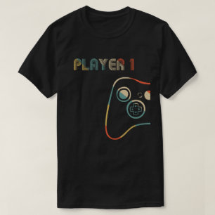 Camiseta Jogador de Casais 1 Jogador 2 do Jogador Correspon