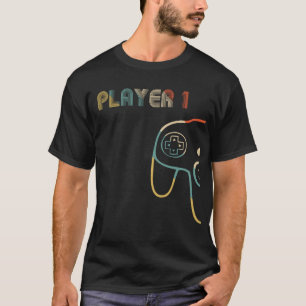 Camiseta Jogador de Casais 1 Jogador 2 do Jogador Correspon