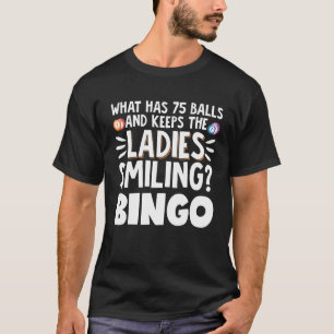 Camiseta Jogador de Chamador do Bingo Sortudo Bingo 5