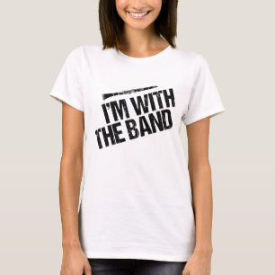 Camiseta Jogador de Clarinet engraçado Estou com a Banda da