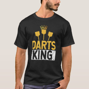 Camiseta Jogador de Coroa Dart Campeão de Ventilador Venced