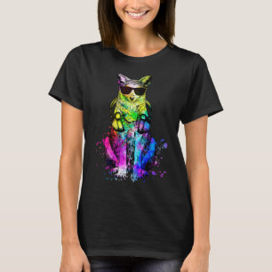 Camiseta Jogador de Coyote Retro Pop com Fones de ouvido
