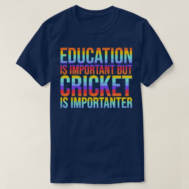 Camiseta Jogador de críquete11 (Frente do Design)